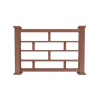 Ограждение из ДПК Л1 терракот