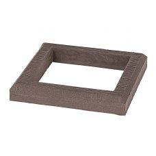 Рамка ДПК для столба 100x100 Венге от производителя  Deckart (Россия) по цене 700 р