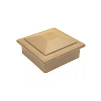 Крышка верхняя ПВХ для столба 100х100 Орех