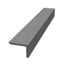 Уголок ДПК для террасной доски NauticPrime, 60x40x2900мм, Тёмно-серый от производителя   по цене 1 000 р