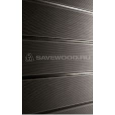 Профиль ДПК для заборов SW Agger Темно-коричневый глянцевый бесшовный от производителя  Savewood по цене 570 р