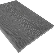 Ступень из ДПК Wood-Х 348х22 Серый 3D