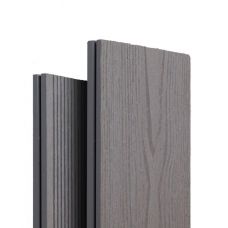 Террасная доска ДПК Tehno пустотелая Серый Террасная доска ДПК Tehno пустотелая Серый