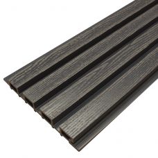 Доска Фасадная из ДПК Wood Рейка Мокрый Асфальт