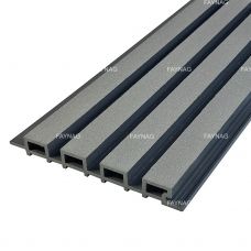 Доска Фасадная из ДПК Nika Рейка Антрацит