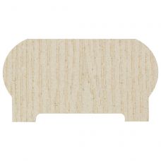 Заглушка торцевая для перил ДПК 95х50 Слоновая кость Заглушка торцевая для перил ДПК 95х50 Слоновая кость