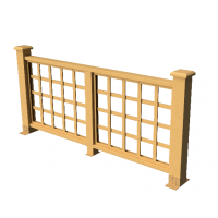 Декоративные ограждения ДПК " Дувр", Песчаник, шлифованное