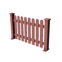 Декоративные ограждения ДПК " Сежурне", Мербау, шлифованное