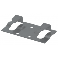 Кляймер стартовый для монтажа наличника Серый