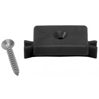 Кклипса с саморезом пластиковая, шовный монтаж Черный Кклипса с саморезом пластиковая, шовный монтаж Черный