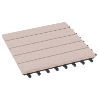 Модульный паркет ДПК Комфорт 3 шлифованный Выбеленный дуб