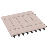 Модульный паркет ДПК Комфорт 5 шлифованный Выбеленный дуб