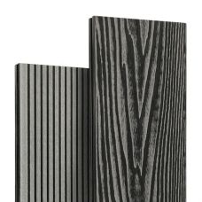 Террасная доска ДПК Optima 146х24 Графит Террасная доска ДПК Optima 146х24 Графит