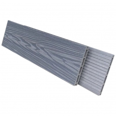 Террасная доска Comfort 3D тиснение + вельвет Серый