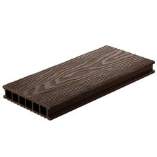 Террасная доска ДПК MINERAL DUO 3D Коричневая