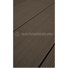 Террасная доска SW Salix Темно-коричневый от производителя  Savewood по цене 485 р