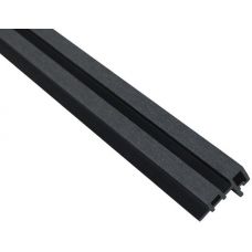Угловой элемент ДПК для панели шлифованный Чёрный