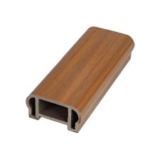 Перила верхнее фигурное 100х50 Extrusion Тик