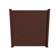 Забор цвет Темно-коричневый от производителя  Woodvex по цене 11 000 р