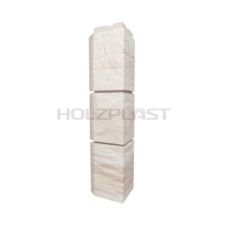 Внешний Угол для коллекции Туф Белый от производителя  Holzplast по цене 420 р