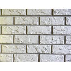 Цокольный сайдинг Hand-Laid Brick (Кирпич) COLONIAL WHITE (Белый кирпич)