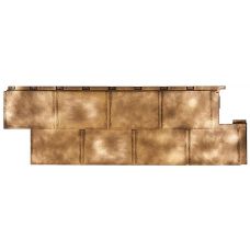 Фасадные панели (цокольный сайдинг) коллекция Галактика - Золото от производителя  Т-сайдинг по цене 425 р