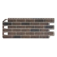 Фасадные панели кирпич Solid Brick Коричневый