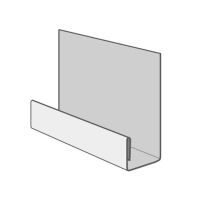 Стартовая планка металлическая (длина 2м) для цокольного сайдинга Стартовая планка металлическая (длина 2м) для цокольного сайдинга