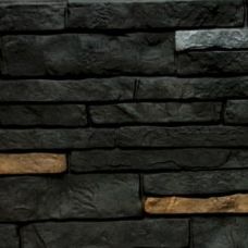 Цокольный сайдинг Stacked-Stone Premium (Природный камень Премиум) Shadow Ridge (Антрацит)