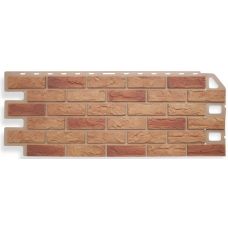 Фасадные панели (цокольный сайдинг)  Кирпич Бежевый Комби от производителя  Альта-профиль по цене 849 р