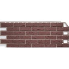 Фасадные панели (цокольный сайдинг)  Кирпич Красный от производителя  Альта-профиль по цене 632 р