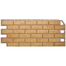 Фасадные панели (цокольный сайдинг)  Кирпич Желтый от производителя  Альта-профиль по цене 632 р