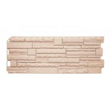 Фасадные панели Скалистый камень ЭКО Кремовый от производителя  Альта-профиль по цене 496 р