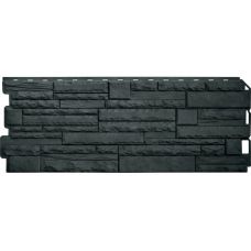 Фасадные панели Скалистый камень ЭКО Графит от производителя  Альта-профиль по цене 595 р