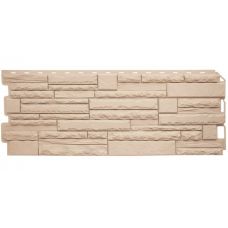 Фасадные панели Скалистый камень ЭКО Кремовый Фасадные панели Скалистый камень ЭКО Кремовый