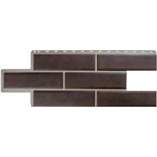 Фасадные панели (цокольный сайдинг) Венецианский камень Коричневый