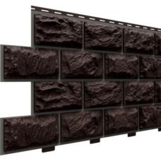 Цокольный сайдинг коллекция Альпийский прокрашенные швы - Корица