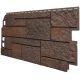Фасадные панели (Цокольный Сайдинг) VOX Sandstone Темно-коричневый
