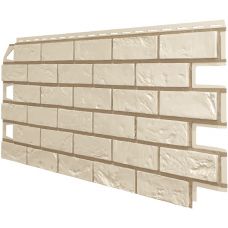 Фасадные панели (Цокольный Сайдинг) VOX Vilo Brick Слоновая-кость