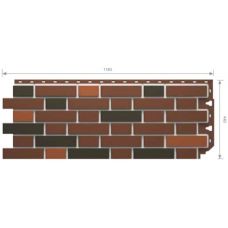 Фасадные панели Flemish (гладкий кирпич) Красный пестрый от производителя  Docke по цене 0 р
