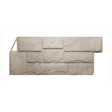 Фасадные панели (цокольный сайдинг) коллекция Камень Крупный - Песочный