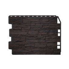 Фасадные панелиг Скол 3D - Темно-коричневый