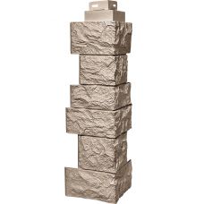 Угол наружный коллекция Дикий камень Песочный