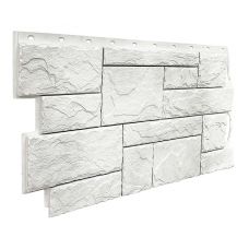 Фасадные панели (цокольный сайдинг) коллекция Камень Природный - Жемчужный от производителя  Fineber по цене 740 р