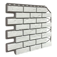 Фасадные панели Кирпич Баварский - Белый Фасадные панели Кирпич Баварский - Белый