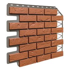 Фасадные панели Кирпич Баварский - Терракотовый Фасадные панели Кирпич Баварский - Терракотовый