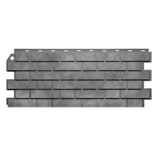 Фасадные панели (цокольный сайдинг) Кирпич Клинкерный 3D Бежево-Серый