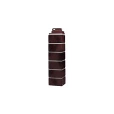 Угол наружный Кирпич Клинкерный 3D Коричнево-Чёрный от производителя  Fineber по цене 530 р