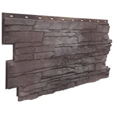 Фасадные панели (цокольный сайдинг) коллекция Скала - Желто-коричневый от производителя  Fineber по цене 740 р