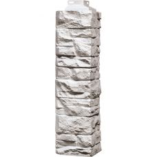 Угол наружный коллекция Скала Мелованный белый